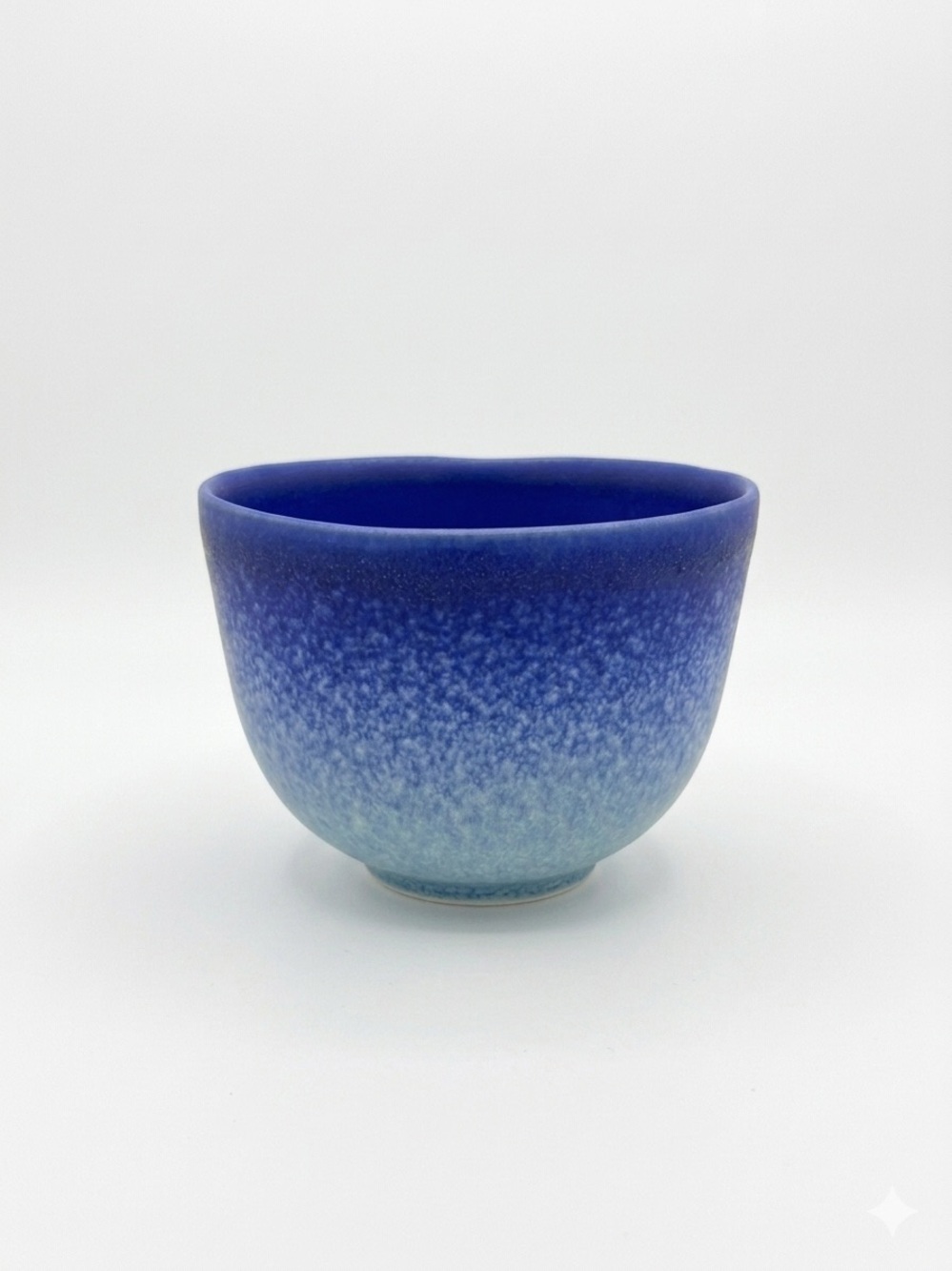 Anthropologie Dalila Ombre Bowl Azure Blue Stoneware Earthenware Speckled